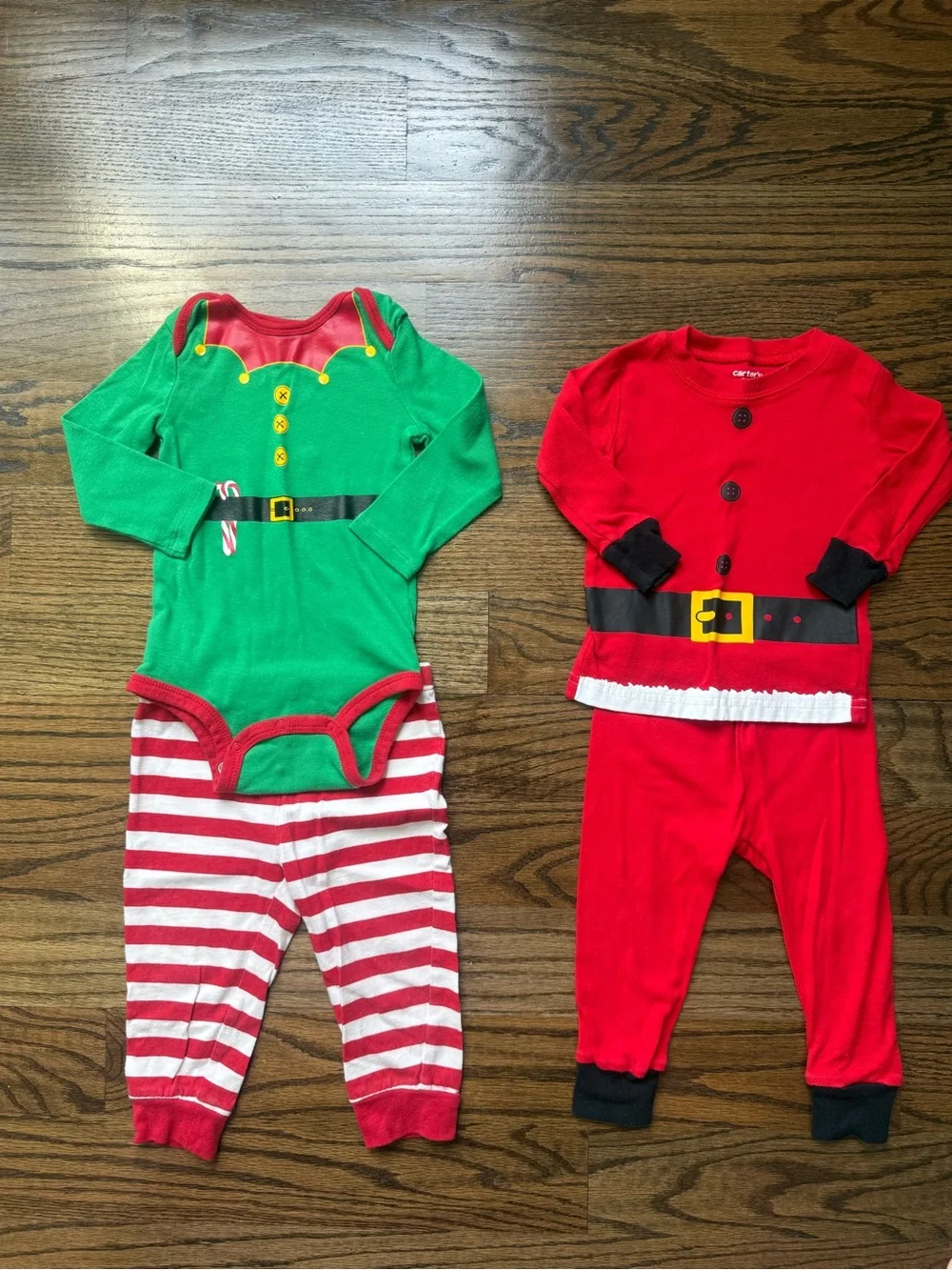 Nike Carter’s Baby Boy Bundle Footies Pajamas Christmas Pants Outfits 12 Months
